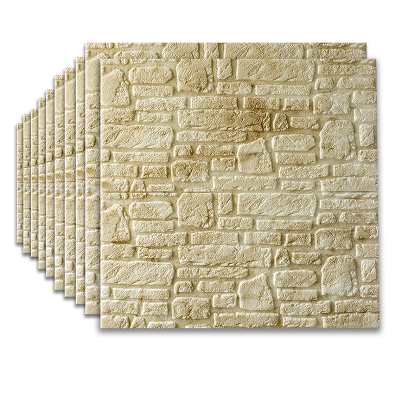 3D Artificial Stone Wall Panel Modern Style Home Living Room Panel Wall (10-pack)