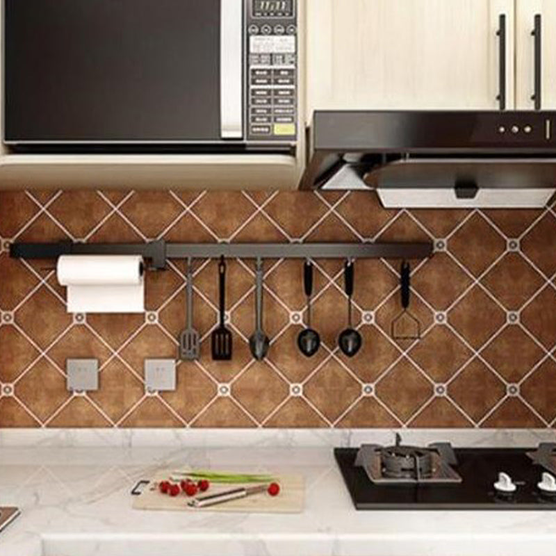 Rectangular Peel & Stick Tile PVC Single Tile for  Kitchen and Bathroom