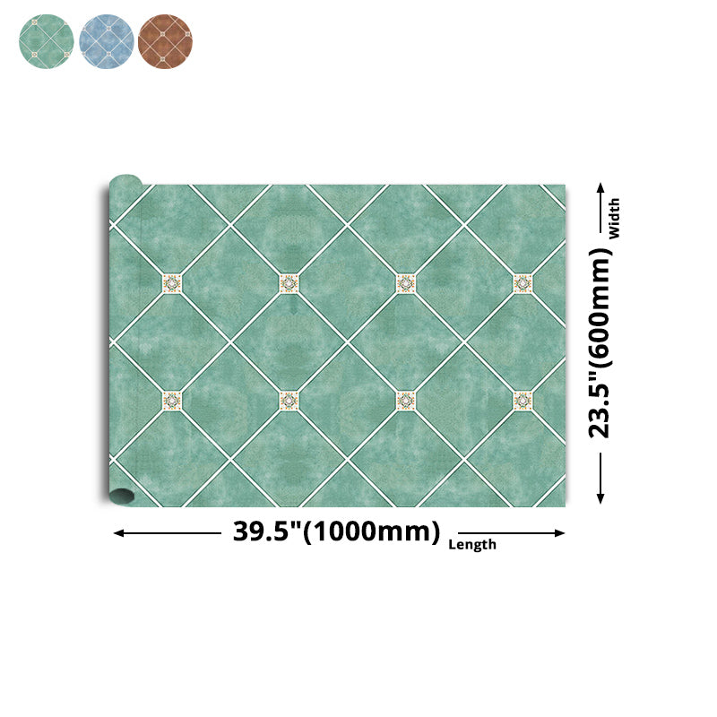 Rectangular Peel & Stick Tile PVC Single Tile for  Kitchen and Bathroom