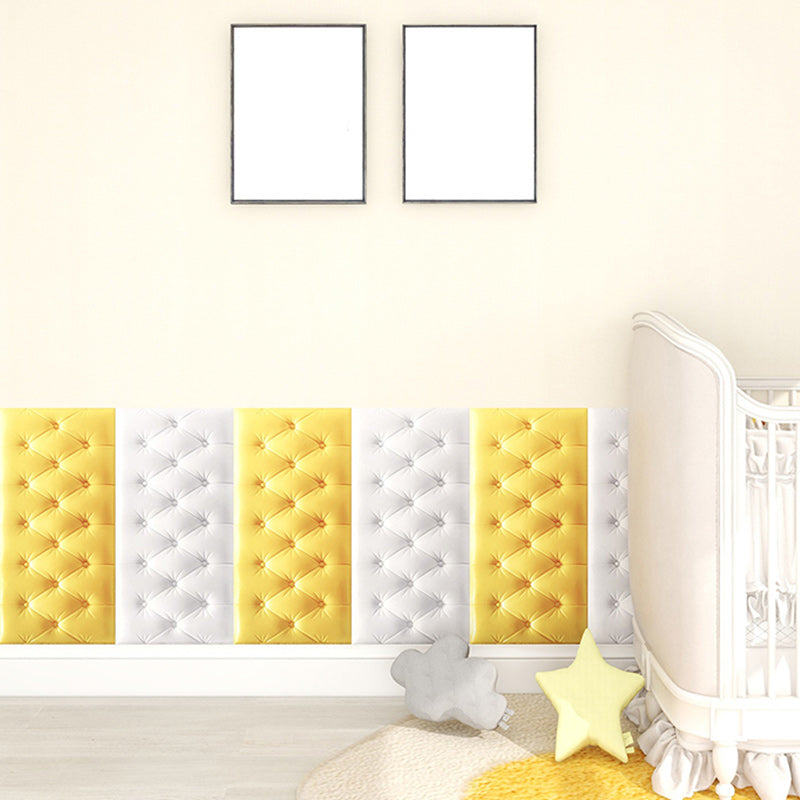 Upholstered Wall Panel Modern Minimalist Home Living Room Bedroom Wall Plate (4-pack)