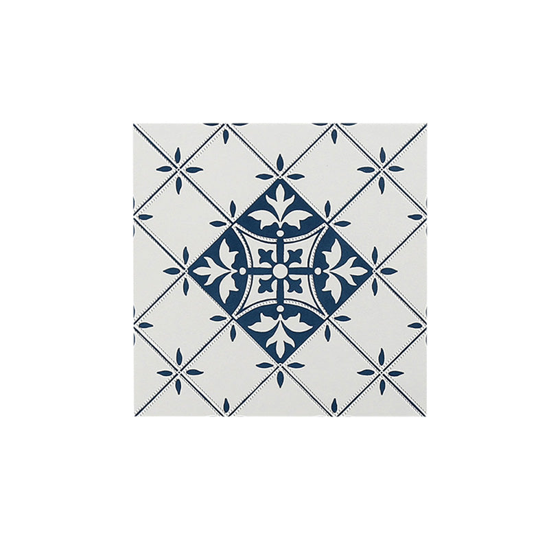 Square 7.87"x7.87" Ceramic Tile Patterned Singular Tile for Floor