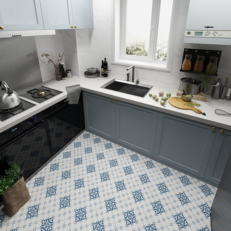 Square 7.87"x7.87" Ceramic Tile Patterned Singular Tile for Floor