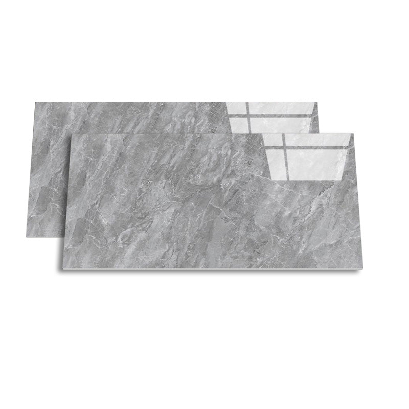 Retangular Ceramic 29.53"x59.06" Tile Glazed Singular Tile for Floor (2-Pack)