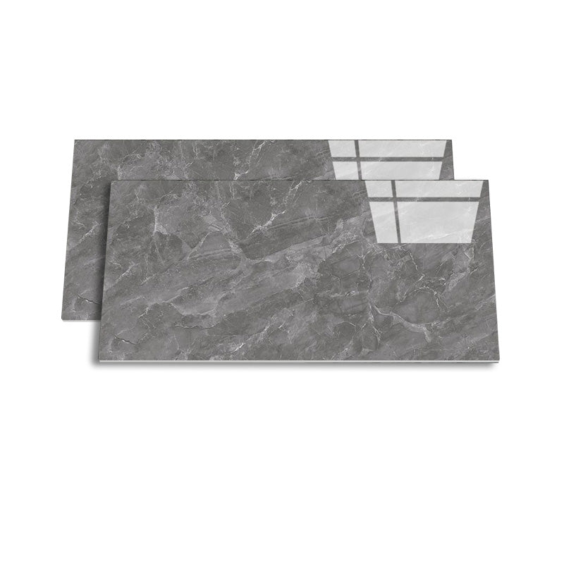 Retangular Ceramic 29.53"x59.06" Tile Glazed Singular Tile for Floor (2-Pack)