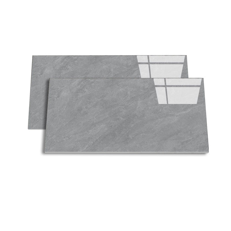 Retangular Ceramic 29.53"x59.06" Tile Glazed Singular Tile for Floor (2-Pack)