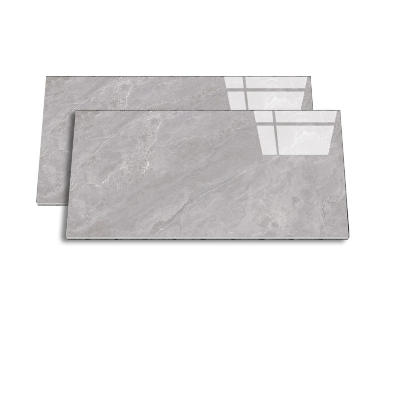 Retangular Ceramic 29.53"x59.06" Tile Glazed Singular Tile for Floor (2-Pack)