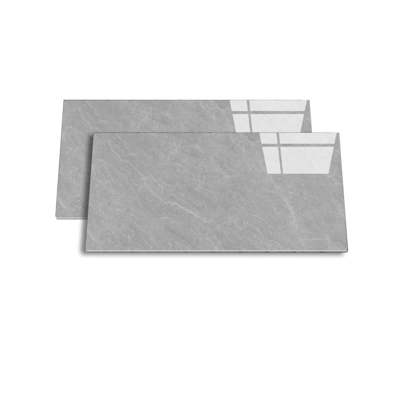 Retangular Ceramic 29.53"x59.06" Tile Glazed Singular Tile for Floor (2-Pack)