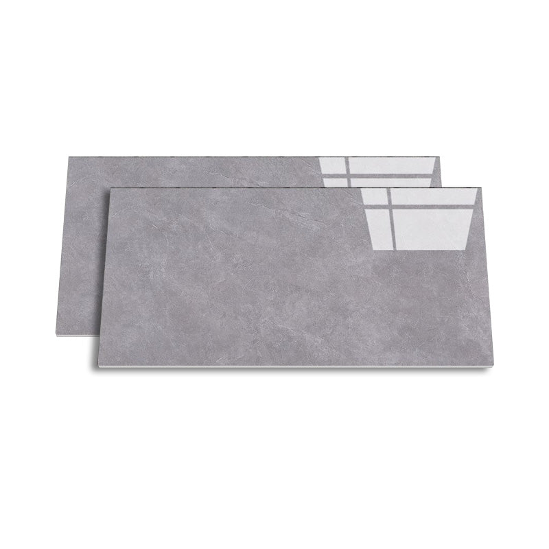 Retangular Ceramic 29.53"x59.06" Tile Glazed Singular Tile for Floor (2-Pack)