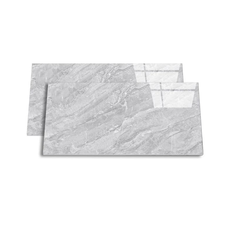 Retangular Ceramic 29.53"x59.06" Tile Glazed Singular Tile for Floor (2-Pack)