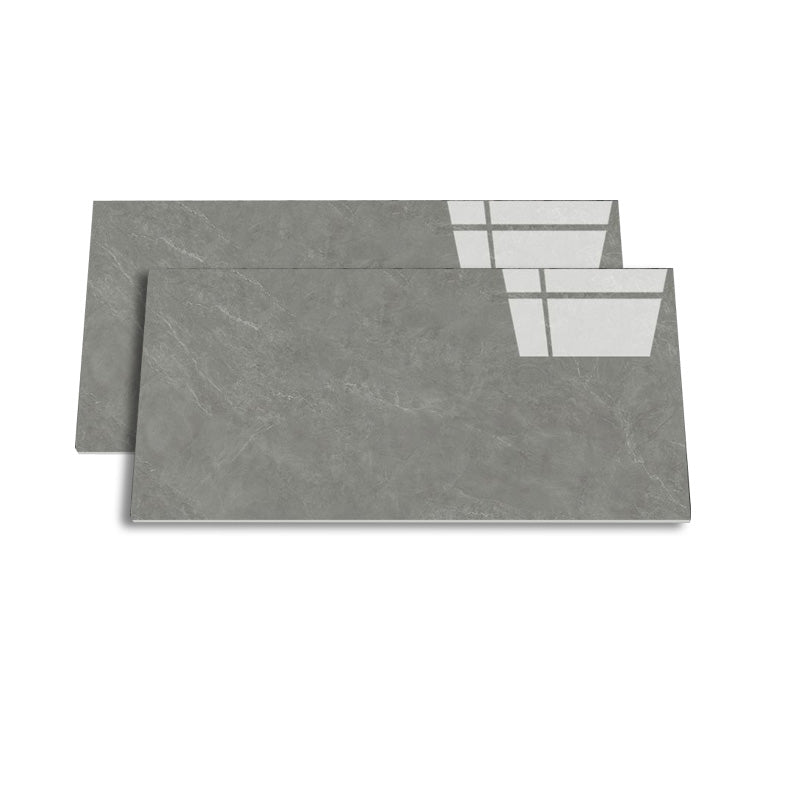 Retangular Ceramic 29.53"x59.06" Tile Glazed Singular Tile for Floor (2-Pack)