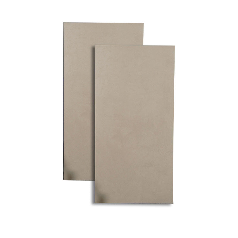 Retangular Ceramic 23.62"x47.24" Tile No Pattern Singular Tile for Floor (2-Pack)