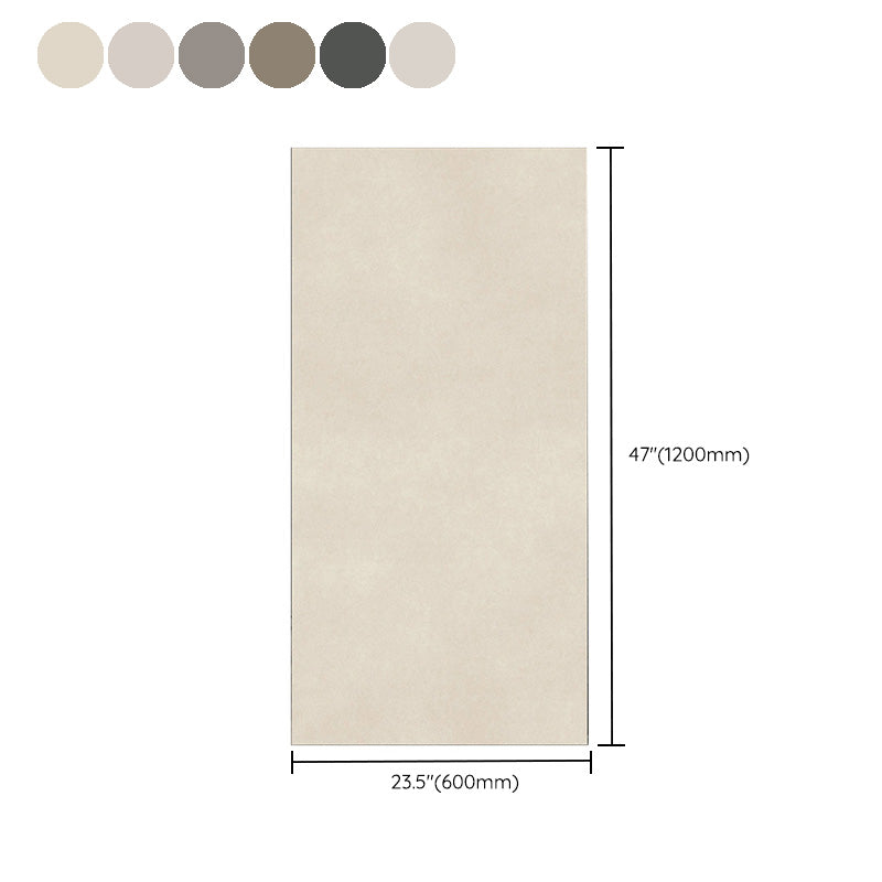 Retangular Porcelain Singular Tile Matte Singular Tile for Floor (2-Pack)