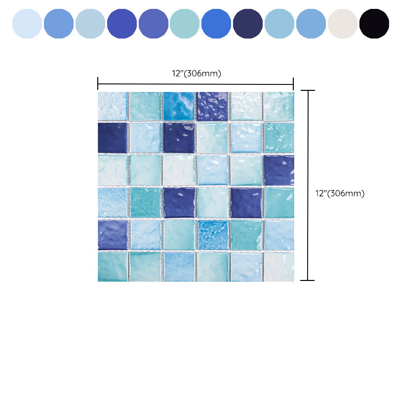 Square Ceramic Tile Brick Look Mosaic Tile for Pool and Bathroom Use