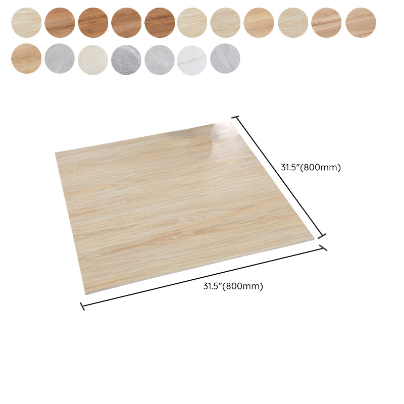 Glazed Square Floor Tile Porcelain Floor Tile with Wooden Pattern