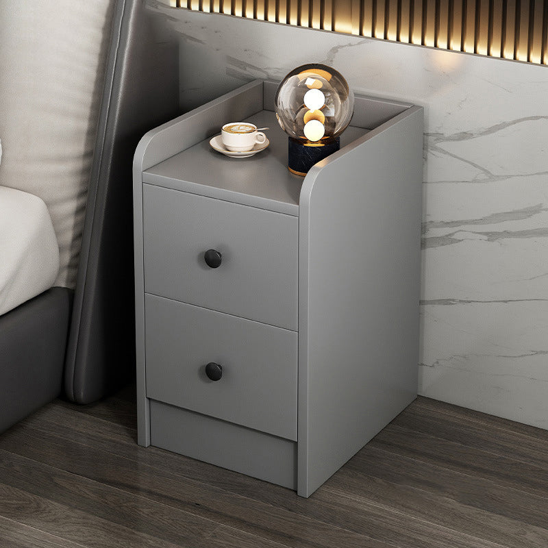 Modern Wooden Night Table Multi Drawers Nightstand for Bedroom