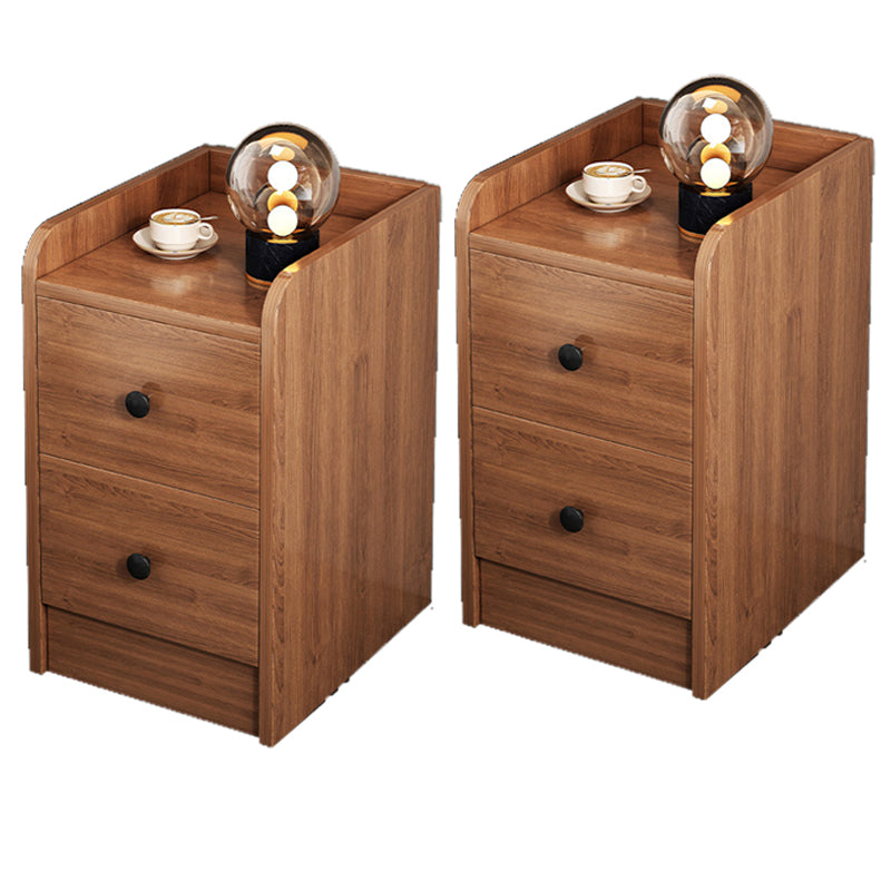 Modern Wooden Night Table Multi Drawers Nightstand for Bedroom