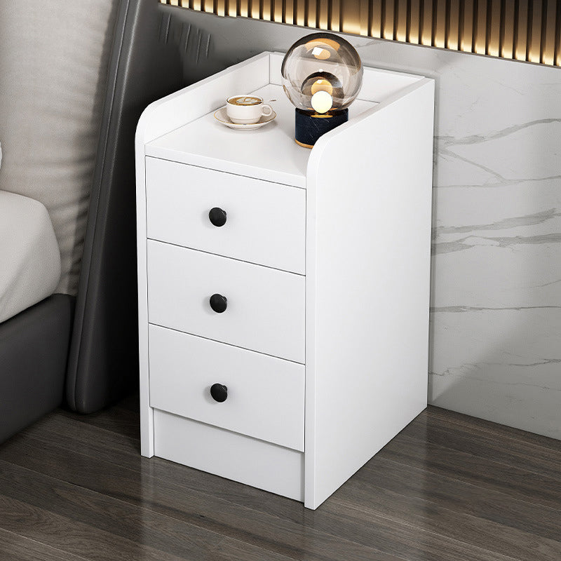 Modern Wooden Night Table Multi Drawers Nightstand for Bedroom