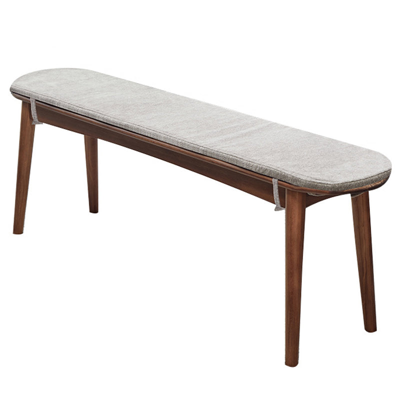 11.8" Wide Modern Seating Bench Solid Wood Pine Bench with Straight Legs