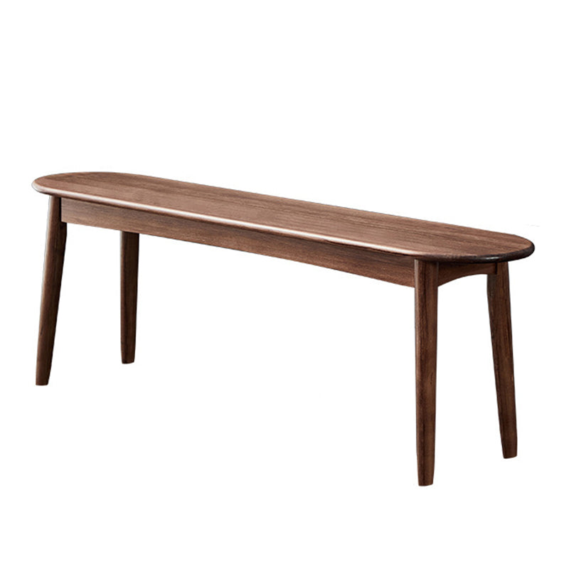 11.8" Wide Modern Seating Bench Solid Wood Pine Bench with Straight Legs