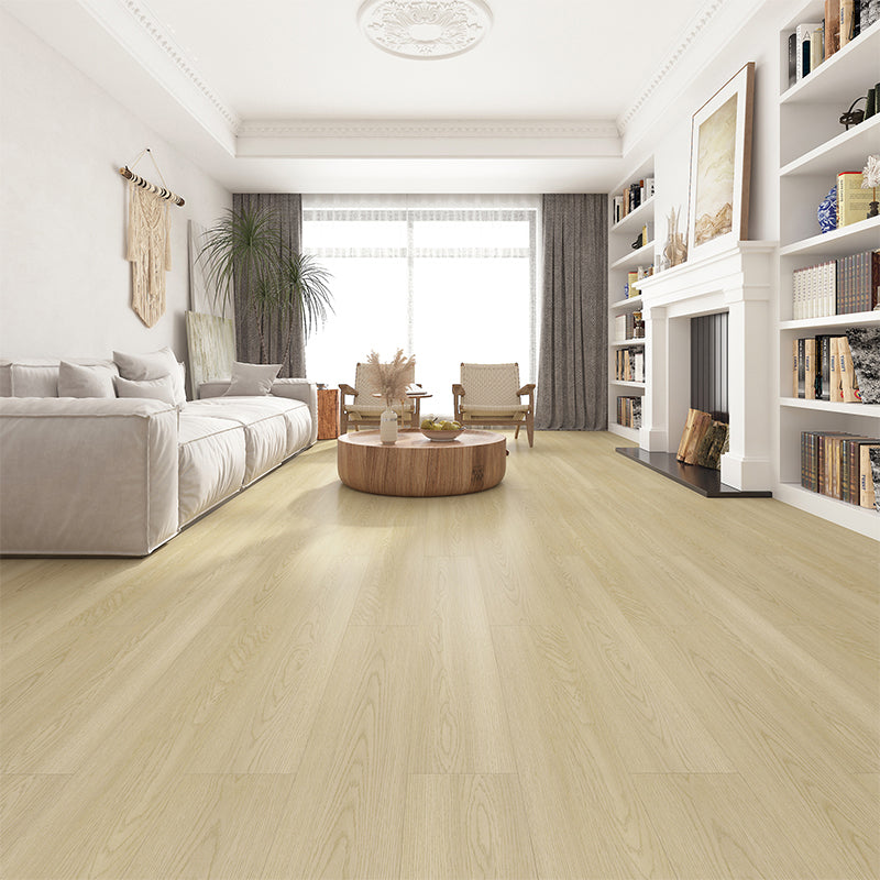 Nordic 8"x48" 12mm Natural Solid Wood Laminate Flooring, Click Cinch Loc, Waterproof