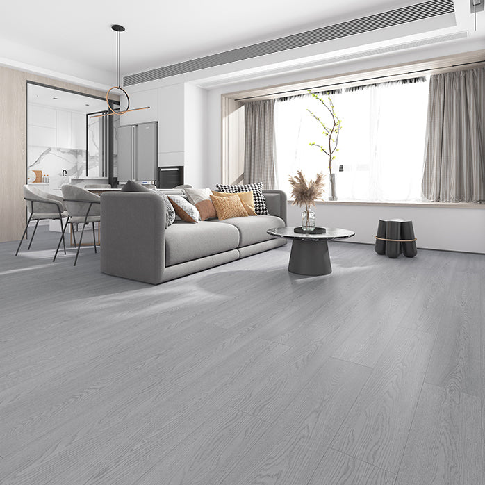 Nordic 8"x48" 12mm Natural Solid Wood Laminate Flooring, Click Cinch Loc, Waterproof