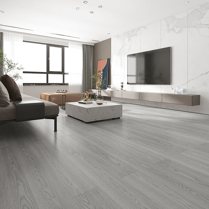 Nordic 8"x48" 12mm Natural Solid Wood Laminate Flooring, Click Cinch Loc, Waterproof