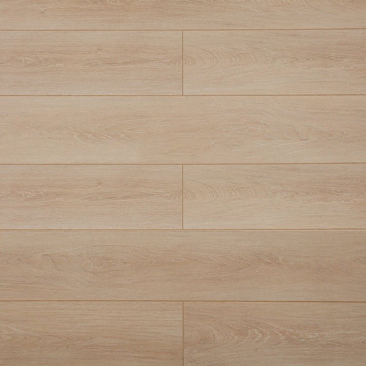 Modern 12mm Natural Solid Wood Laminate Flooring, Click-Lock, Waterproof