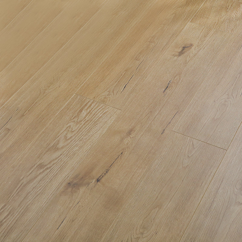 Modern 12mm Natural Solid Wood Laminate Flooring, Click-Lock, Waterproof