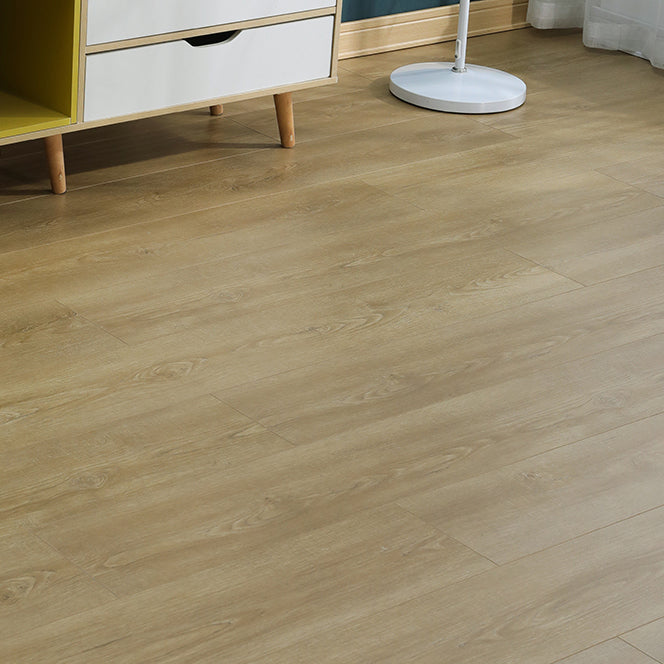 Modern 12mm Natural Solid Wood Laminate Flooring, Click-Lock, Waterproof