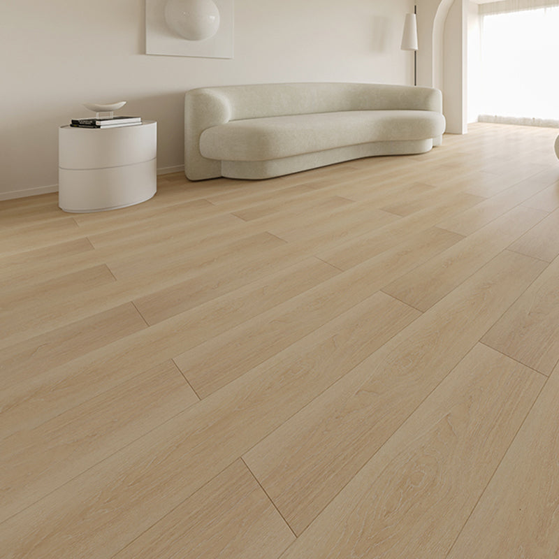 Modern 12mm Natural Solid Wood Laminate Flooring, Click-Lock, Waterproof