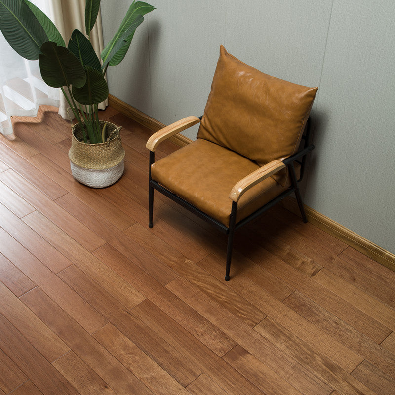 Modern Natural Solid Wood Laminate Flooring Click-Lock Waterproof