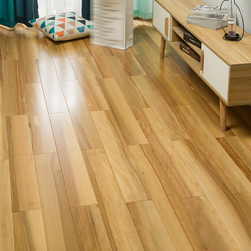 Modern Natural Solid Wood Laminate Flooring Click-Lock Waterproof