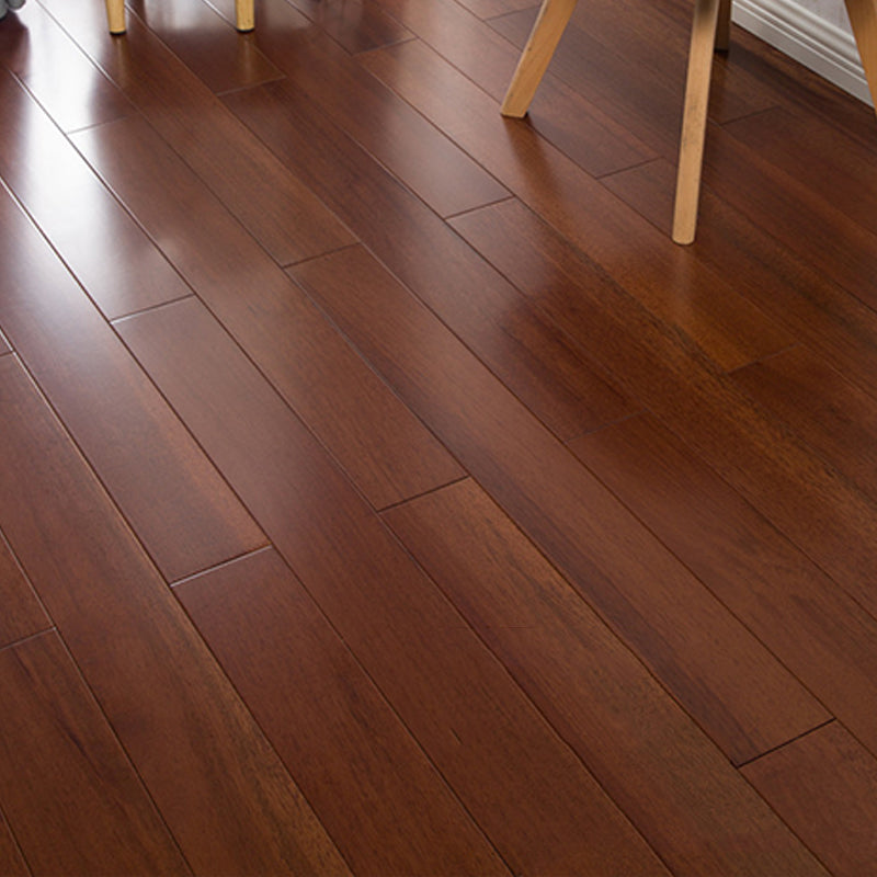 Modern Natural Solid Wood Laminate Flooring Click-Lock Waterproof