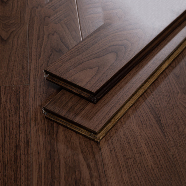 Modern Natural Solid Wood Laminate Flooring Click-Lock Waterproof