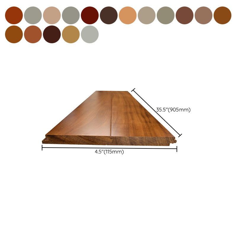 Modern Natural Solid Wood Laminate Flooring Click-Lock Waterproof