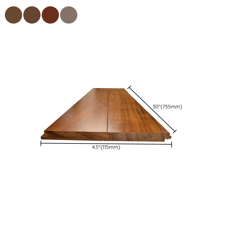 Modern Natural Solid Wood Laminate Flooring Click-Lock Waterproof