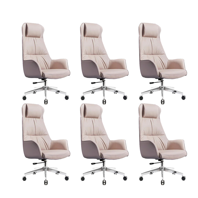 Contemporary No Distressing Managers Chair Faux Leather Office Chair