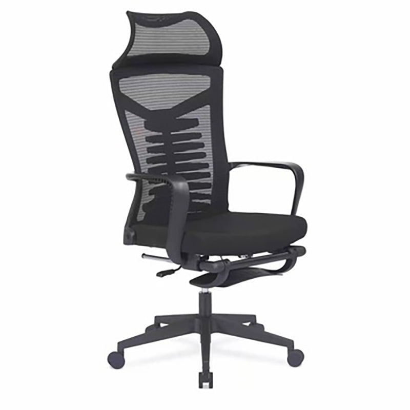 Arms Included Swivel Chair Ergonomic Mesh High-Back Office Chair