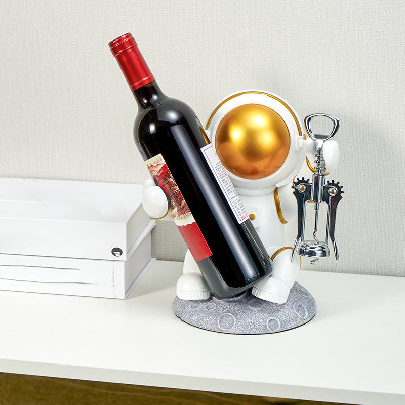 Modern Style Wine Bottle Rack Tabletop Resin Bottle Holder for Kitchen