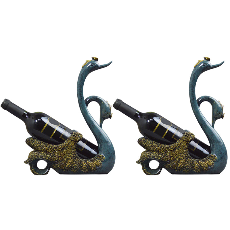 Glam Tabletop Wine Bottle Holder Resin Wine Rack Bottle for Kitchen