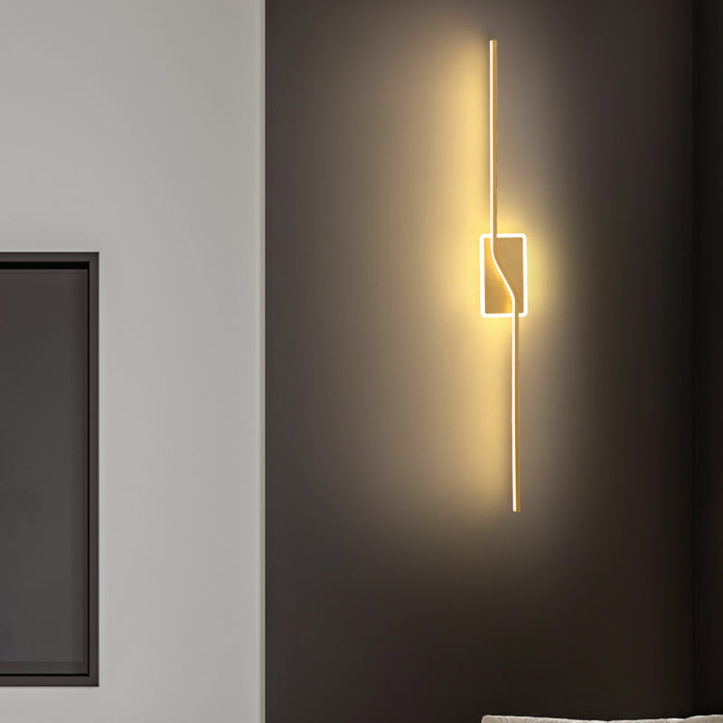 Contemporary Vanity Lights Metal Wall Light Fixtures in Gold for Bathroom