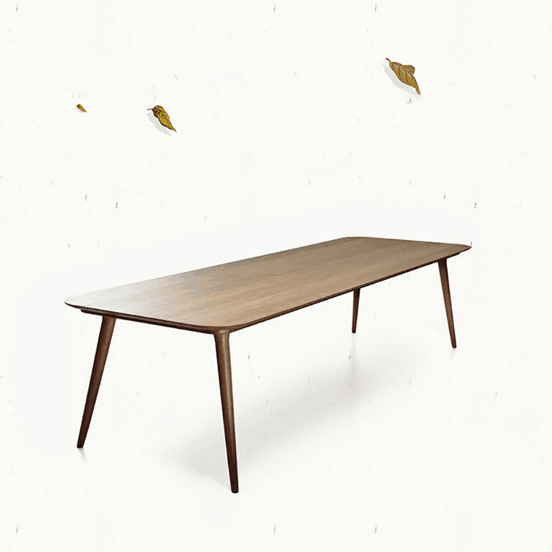 Contemporary Office Desk Solid Wood Natural Pine Writing Desk