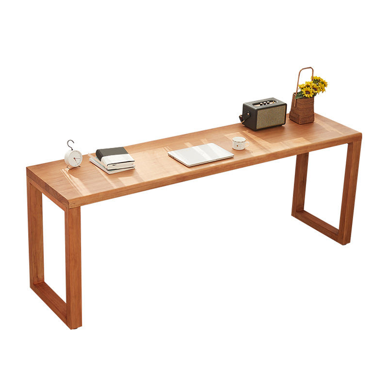 29.53" Tall Writing Desk Rectangular Wooden Writing Desk with Sled Base for Home