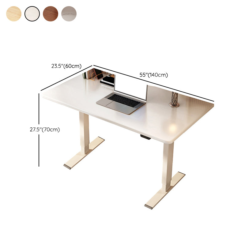 23.62" W Industrial Writing Desk Rectangular White Office Desk