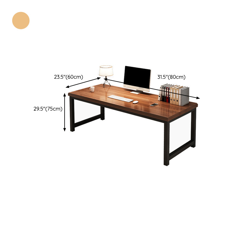 Wooden Rectangular Writing Desk Home Contemporary Office Desk