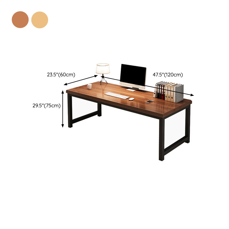 Wooden Rectangular Writing Desk Home Contemporary Office Desk