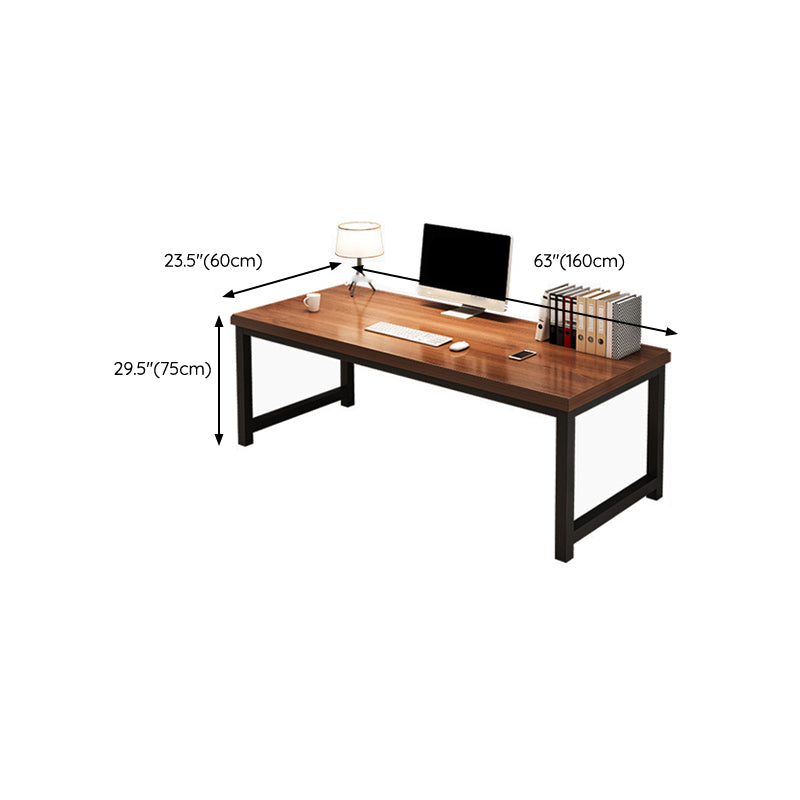 Wooden Rectangular Writing Desk Home Contemporary Office Desk