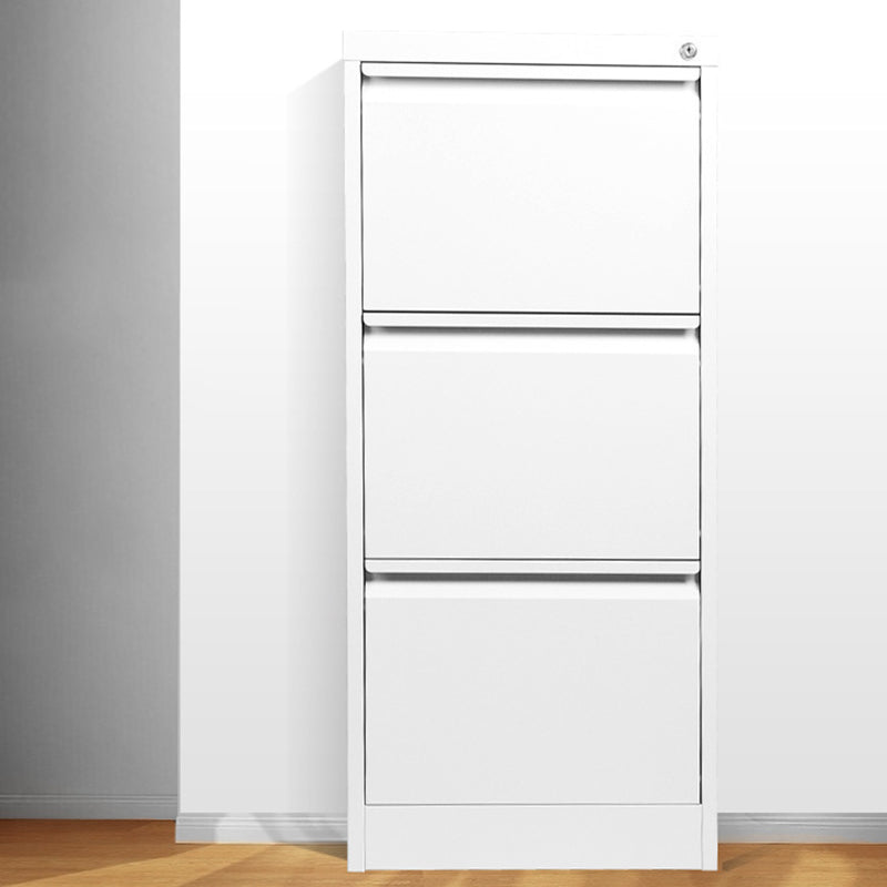 Traditional Metal Cabinet with Drawers Fire-Resistant Vertical File Cabinet