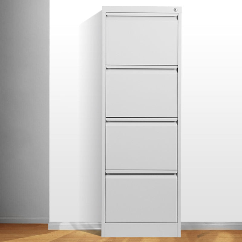 Traditional Metal Cabinet with Drawers Fire-Resistant Vertical File Cabinet