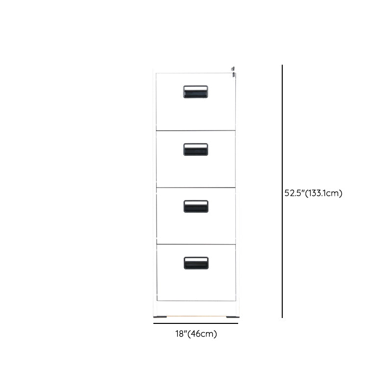 Traditional Metal Cabinet with Drawers Fire-Resistant Vertical File Cabinet